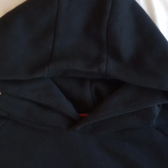 Nike Air Jumpman Logo Hoodie Pullover Sweatshirt Youth XL Black White - Picture 4 of 7